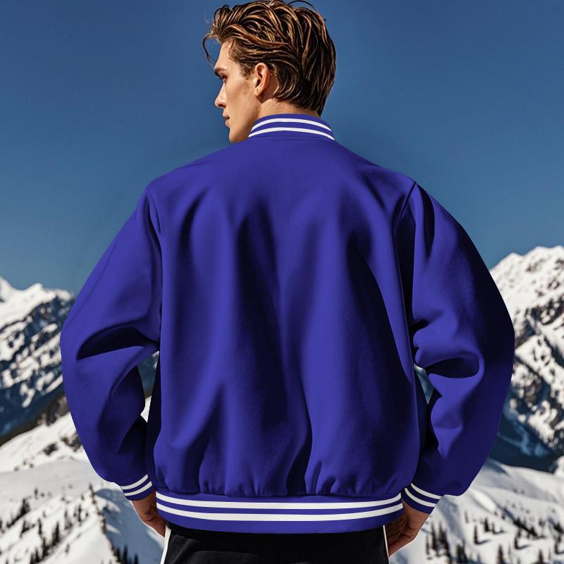 Klassiek heren varsity bomberjack - Sportief en warm