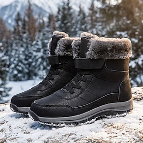 Green winter boots for men - Warm and grippy