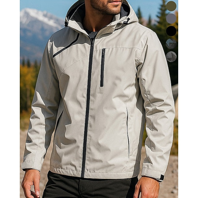 Men's hardshell hiking jacket - Waterproof and windproof