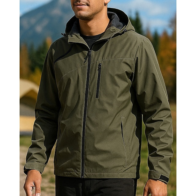Men's hardshell hiking jacket - Waterproof and windproof