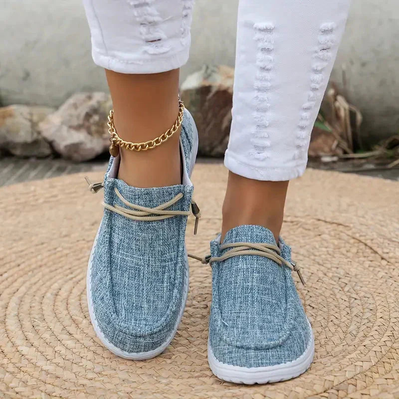 Women's lace-up loafers - Casual and comfortable
