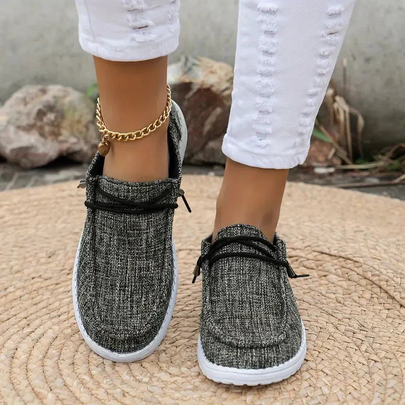 Women's lace-up loafers - Casual and comfortable
