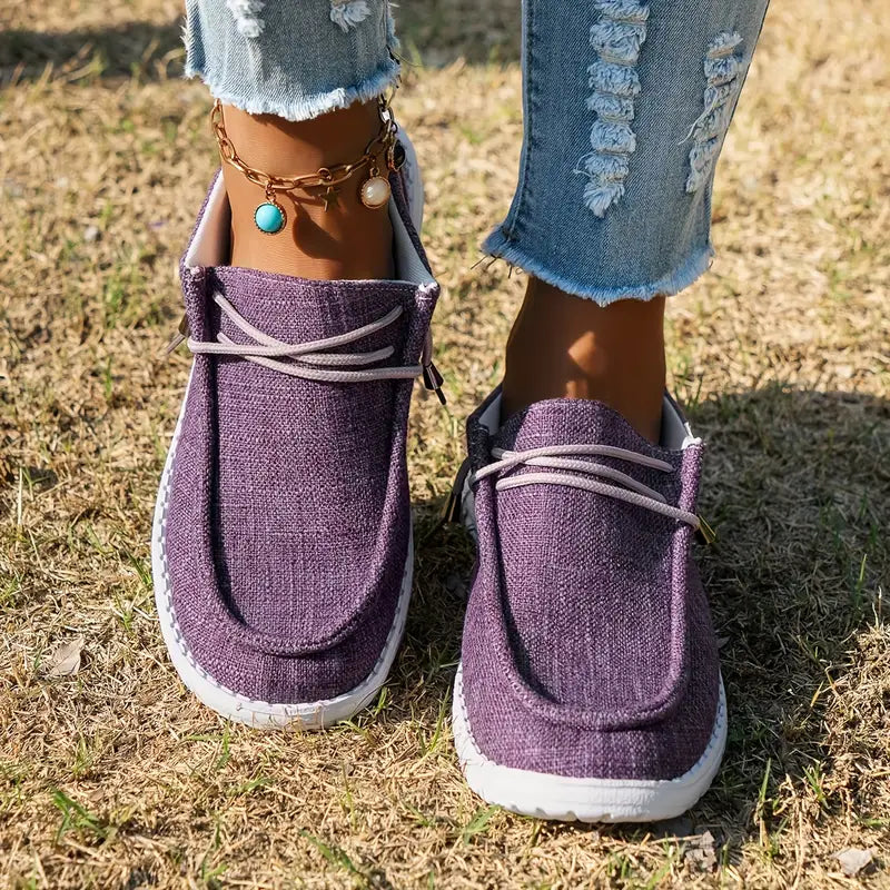 Women's lace-up loafers - Casual and comfortable