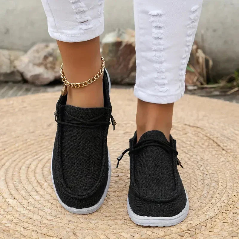 Women's lace-up loafers - Casual and comfortable