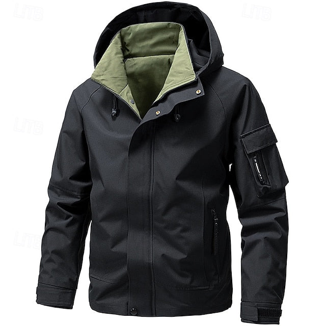 Padded men's hiking jacket - Windproof and durable