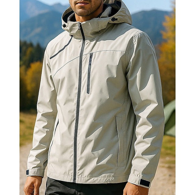 Men's hardshell hiking jacket - Waterproof and windproof