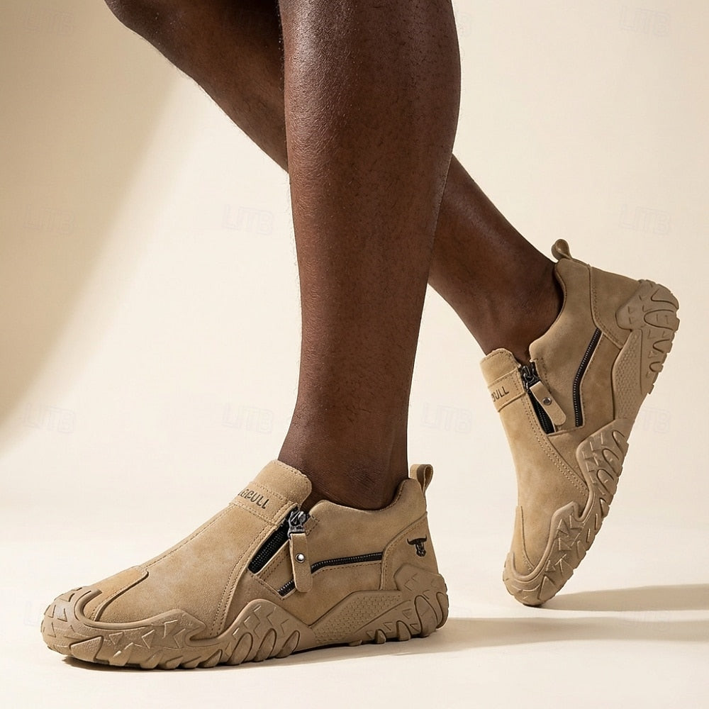 Casual men's shoes with zipper - Breathable and comfortable