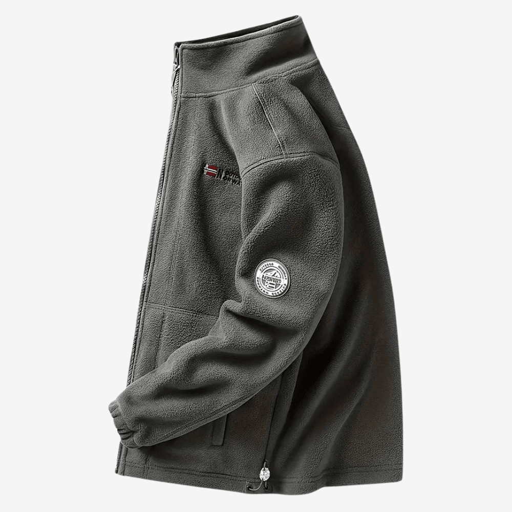 Heren fleece jas regular fit - Thermisch en ademend