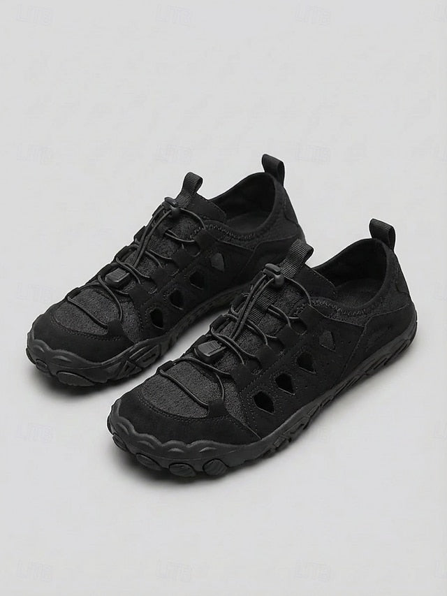 Khaki women's mesh trail shoes - Light and breathable