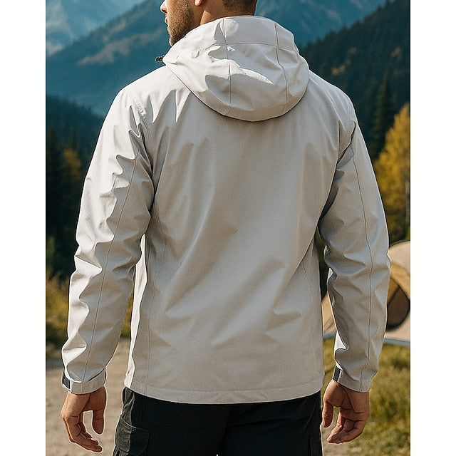 Men's hardshell hiking jacket - Waterproof and windproof