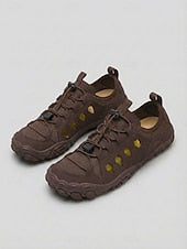 Khaki women's mesh trail shoes - Light and breathable