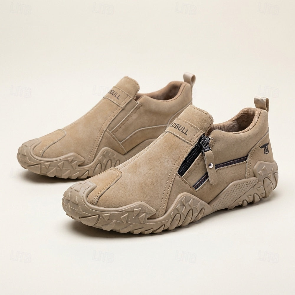Casual men's shoes with zipper - Breathable and comfortable