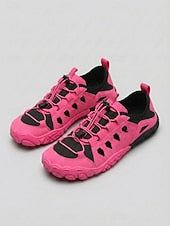 Khaki women's mesh trail shoes - Light and breathable